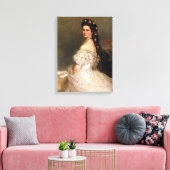 Kaiserin Elisabeth von Österreich – Sisi Canvas Afdruk (Insitu (Woonkamer))