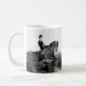 Kaiserin Elisabeth von Österreich zu Pferde Koffiemok (Links)