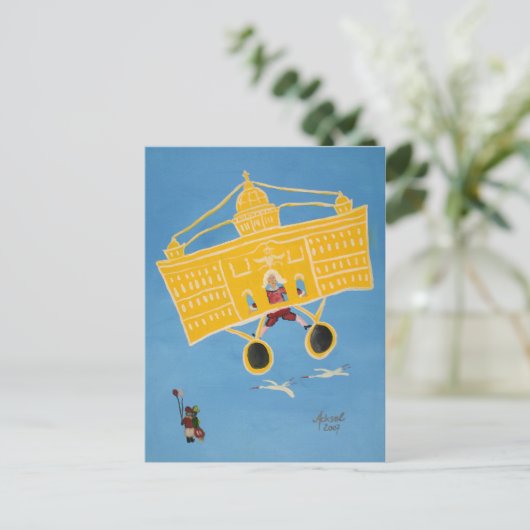 Kaiserliche Luftpost Briefkaart (Staand voorkant)