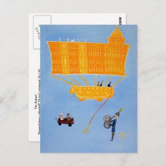 Kaiserliches Luftschloss Briefkaart (Voorkant / Achterkant)