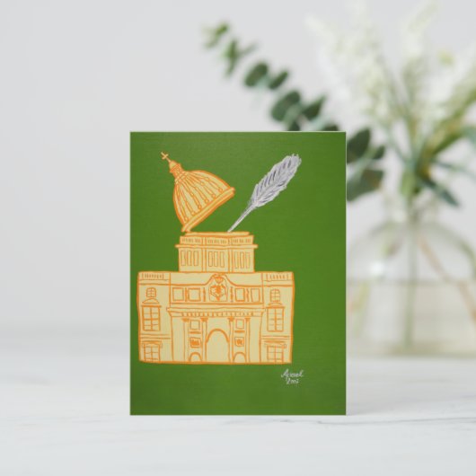 Kaiserliches Tintfass Briefkaart (Staand voorkant)