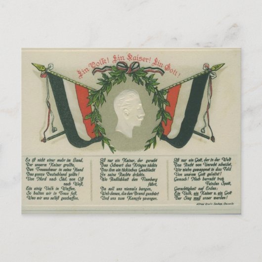 Kaiserpostkarte Briefkaart (Voorkant)