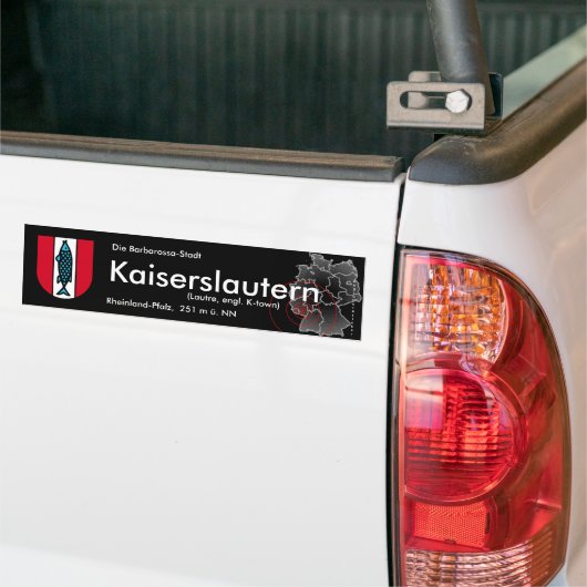 Kaiserslautern 3 bumpersticker (Op Truck)