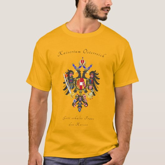 Kaiserthum Oesterreich T-shirt (Voorkant)