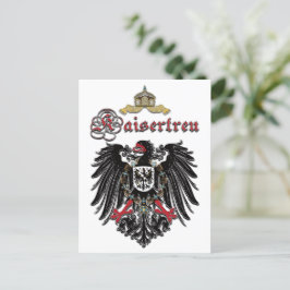 Kaisertreu - Kaiserreich Wappen Adler Briefkaart