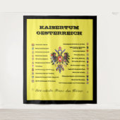Kaisertum Oesterreich Wandkleed (Voorkant)