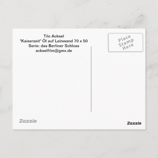 Kaiserzeit Briefkaart (Achterkant)