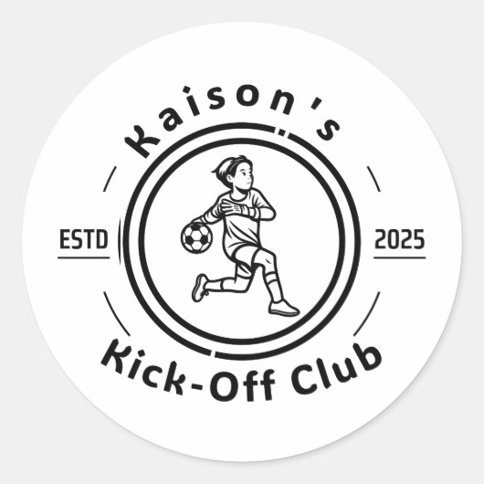 Kaison's Manchester Kick-Off Sticker (Voorkant)