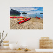 Kaiteriteri, Nelson Beach, Nieuw-Zeeland Poster (Keuken)