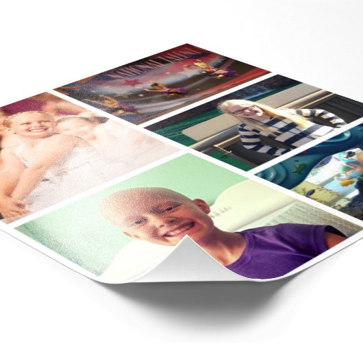 Kaitlin's Photo Collage Foto Afdruk (Hoek)