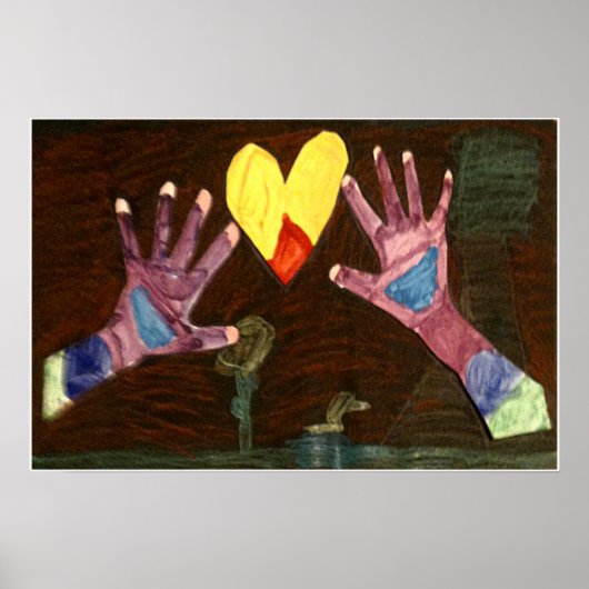 Kaitlyn HANDS Art1569a1a The MUSEUM Zazzle Gifts Poster (Voorkant)