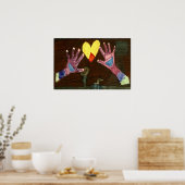 Kaitlyn HANDS Art1569a1a The MUSEUM Zazzle Gifts Poster (Keuken)