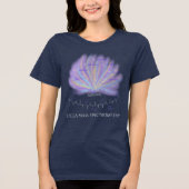 KAITLYN peptide, magic book, custom-text, dark Tri-Blend Shirt (Voorkant)