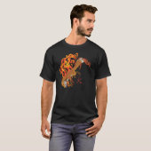 Kaius the Fox, Guardian of Fire Mannen Dark T-Shir T-shirt (Voorkant volledig)