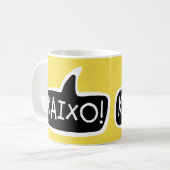 KAIXO! Baskenland Hallo Spraakbubbel Koffiemok (Voorkant links)