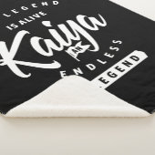 Kaiya Persoonlijke naam Birthday Gift Sherpa Deken (3/4)