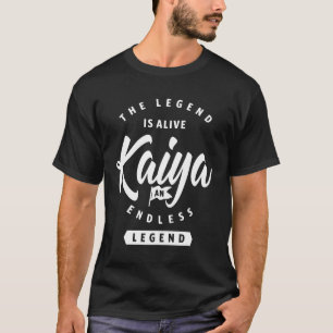 Kaiya Persoonlijke naam Birthday Gift T-shirt
