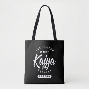 Kaiya Persoonlijke naam Birthday Gift Tote Bag