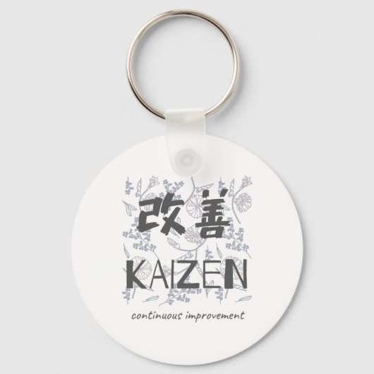 Kaizen - Continue verbetering Sleutelhanger (Voorkant)