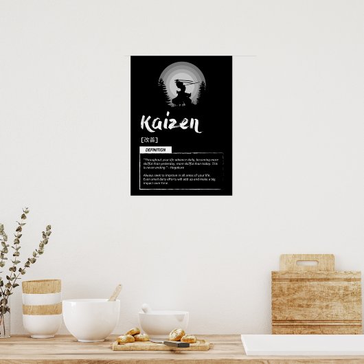 Kaizen - Japans concept voor succes Poster (Keuken)
