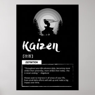 Kaizen - Japans concept voor succes Poster