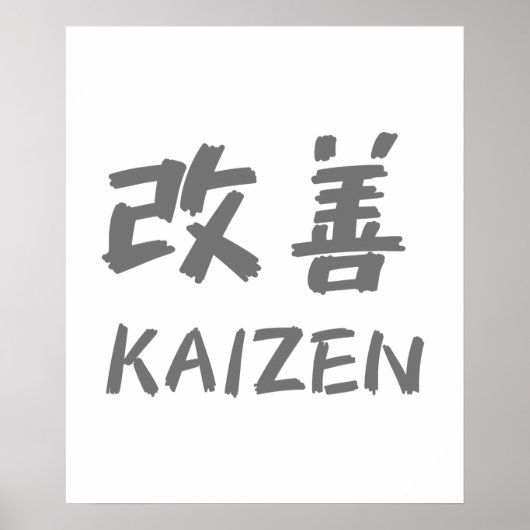 Kaizen Poster (Voorkant)