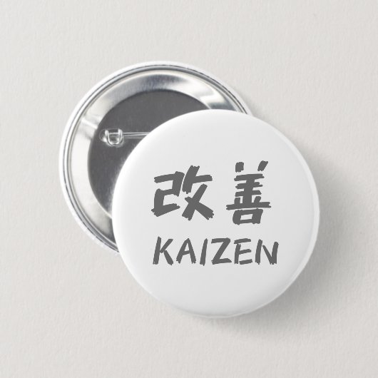Kaizen Ronde Button 5,7 Cm (Voorkant /achterkant)