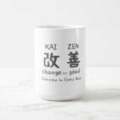 Kaizen - voor altijd wisselen - voor elke dag koffiemok (Center)