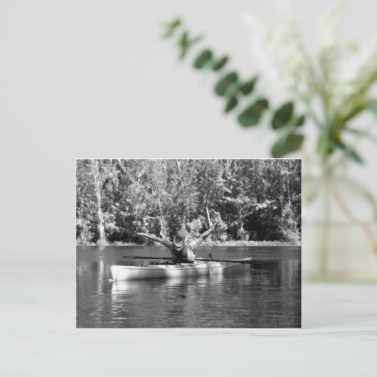 kajak briefkaart (Staand voorkant)