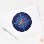 Kajak Compass Roos sticker (Envelop)