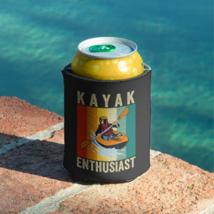 Kajak Enthusast Grappig Kanoën  Retro Blikjeskoeler