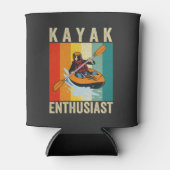 Kajak Enthusast Grappig Kanoën  Retro Blikjeskoeler (Voorkant)