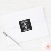 Kajak Geen Therapie Kajakken Kayaker Gift Vierkante Sticker (Envelop)