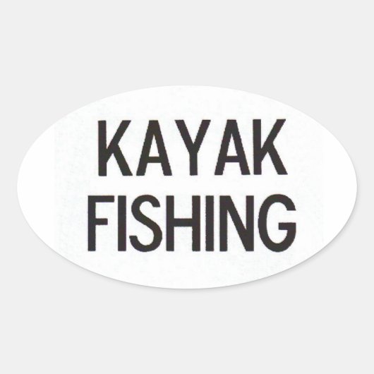 Kajak Gevist Euro Decal Ovale Sticker (Voorkant)