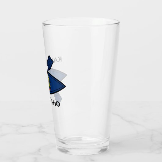 Kajak Idaho Vlag Glas (Links)