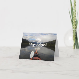 Kajak Journey; Gelukkige Verjaardag Kaart