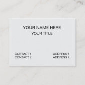 Kajak Kajakken Varen Visitekaartje (Achterkant)