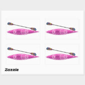 Kajak Meisje Sticker (Vel)