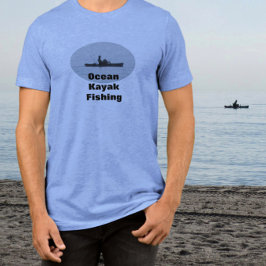 Kajak Silhouette Ocean Kayaking Gevist Tri-Blend Shirt