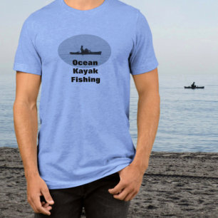 Kajak Silhouette Ocean Kayaking Gevist Tri-Blend Shirt