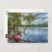 Kajak varend op Table Rock Lake Dankkaart Briefkaart (Voorkant / Achterkant)