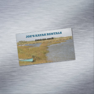Kajak Verhuur / Outdoor Natuur Rondleidingen Magnetisch Visitekaartje