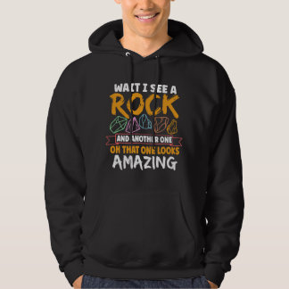 Kajak Water Wacht Ik zie een Rock Geology Geografi Hoodie