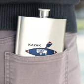 Kajak Wyoming vlag Flacon (Voorbeeld)