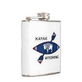 Kajak Wyoming vlag Heupfles (Rechts)