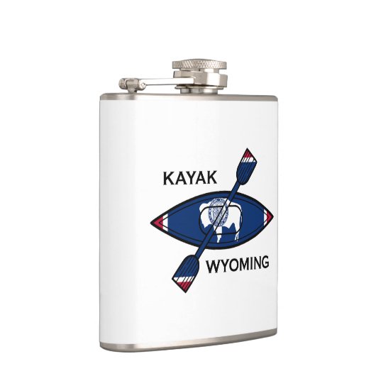 Kajak Wyoming vlag Heupfles (Rechts)