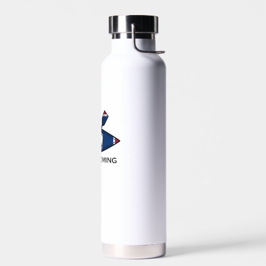 Kajak Wyoming vlag Waterfles (Links)