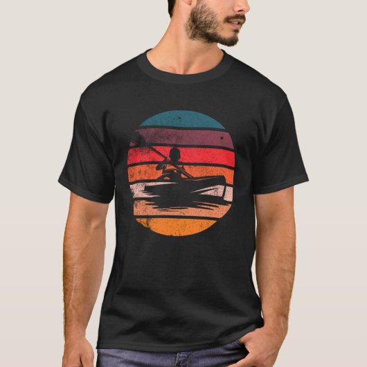 Kajak zonsondergang t-shirt (Voorkant)