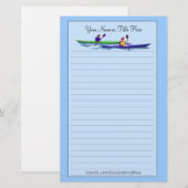 kajakbenodigdheden briefpapier (Voorkant / Achterkant)