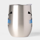 Kajakken Design Thermische Wijn Tumbler (Links)